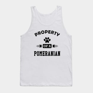 Pomeranian Dog - Property of a pomeranian Tank Top